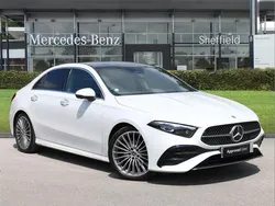 White Used 2023 Mercedes A200 AMG Line Premium Plus Sedan | £26,249 (A bit pricey)
