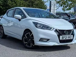 White Used 2021 Nissan Micra Acenta Hatchback | £13,690 (Fair price)
