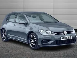 Indium grey Used 2018 VW Golf VII R-line Hatchback | £14,990 (Fair price)