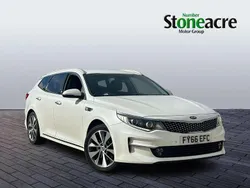 White Used 2016 Kia Optima 3 Estate | £9,250 (Fair price)
