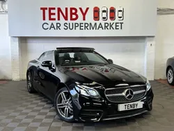 Black Used 2019 Mercedes E220 AMG line Cabriolet | £20,295 (Fair price)