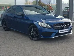 Blue Used 2017 Mercedes C43 AMG Premium Plus Sedan | £23,998 (Fair price)