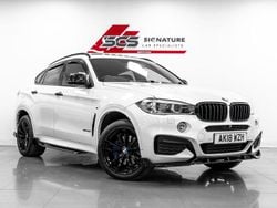 White Used 2018 BMW X6 M Sport SUV | £27,495 (Fair price)
