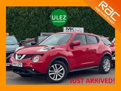 Red Used 2017 Nissan Juke N-Connecta SUV | £7,895 (Fair price)