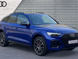 Blue Used 2022 Audi Q5 Sportback Comfort SUV | £37,754 (A bit pricey)
