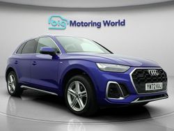 Blue Used 2022 Audi Q5 S-Line SUV | £32,200 (Fair price)
