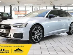 Silver Used 2021 Audi A6 Black Edition Estate | £24,390 (Good price)