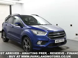 Blue Used 2018 Ford Kuga ST-Line SUV | £7,895 (Fair price)