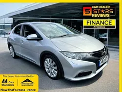 Silver Used 2013 Honda Civic EX Hatchback | £7,795 (Fair price)