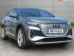 Grey Used 2024 Audi Q4 Sportback e-tron S-Line SUV | £38,990
