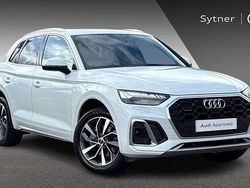 White Used 2021 Audi Q5 S-Line SUV | £32,500 (Fair price)