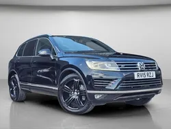 Black Used 2015 VW Touareg R-line SUV | £10,500