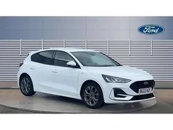 White Used 2022 Ford Focus ST-Line Hatchback | £14,814 (Fair price)