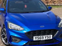Blue Used 2019 Ford Focus ST-Line X Hatchback | £12,495 (Fair price)