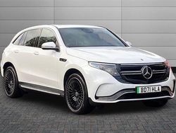 White Used 2021 Mercedes EQC400 AMG Line Premium Plus SUV | £27,990 (Expensive)