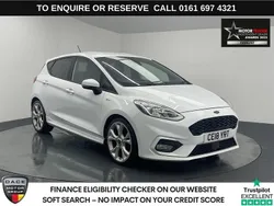 White Used 2018 Ford Fiesta ST-Line X Hatchback | £9,440 (Fair price)