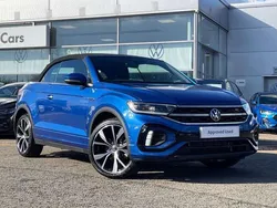 Blue Used 2024 VW T-Roc Cabriolet R-line Cabriolet | £32,295 (Expensive)