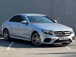 Silver Used 2016 Mercedes E220 AMG line Sedan | £11,995 (Fair price)