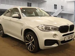 Silver Used 2018 BMW X6 M Sport SUV | £23,990 (Fair price)