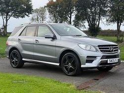 Silver Used 2013 Mercedes ML250 AMG SUV | £8,995 (Fair price)