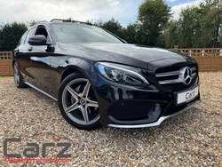 Black Used 2018 Mercedes C200 AMG Line Premium Estate | £18,000 (Fair price)