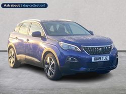 Blue Used 2019 Peugeot 3008 Active Hatchback | £9,499 (Fair price)