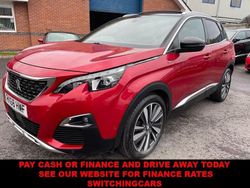 Red Used 2018 Peugeot 3008 GT-line SUV | £7,995 (Fair price)