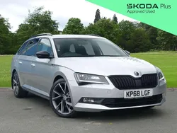 Silver Used 2018 Skoda Superb SportLine Estate | £20,495 (A bit pricey)