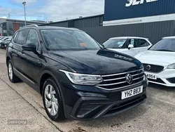 Black Used 2022 VW Tiguan Allspace Life SUV | £22,995 (Good price)