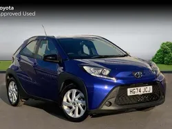 Juniper blue Used 2024 Toyota Aygo PURE Hatchback | £13,499 (Fair price)