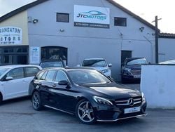 Black Used 2015 Mercedes C220 AMG Line Premium Plus Estate | £11,495 (Expensive)