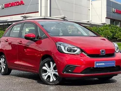 Premium crystal red Used 2021 Honda Jazz Hybrid Hatchback | £15,995 (Fair price)