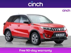 Red Used 2022 Suzuki Vitara SZ-T SUV | £16,859 (Fair price)