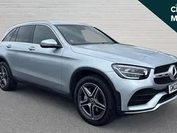 Silver Used 2022 Mercedes GLC300e AMG line SUV | £30,893 (Super price)