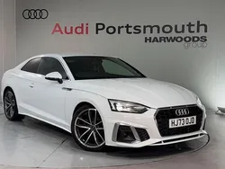 White Used 2023 Audi A5 S-Line Coupe | £26,490 (Good price)