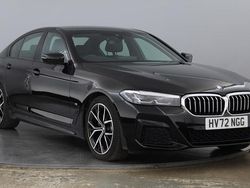 Black Used 2022 BMW 520 M Sport | £29,106 (Fair price)