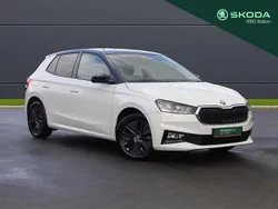 Candy white black magic pearl effect Used 2022 Skoda Fabia Colour Edition Hatchback | £13,995 (Fair price)