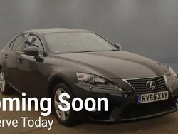 Black Used 2015 Lexus IS300h Sedan | £11,995 (Good price)