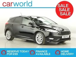 Black Used 2018 Ford Focus ST-Line Hatchback | £10,080 (Fair price)