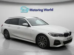 White Used 2021 BMW 320 M Sport Estate | £21,700 (Fair price)