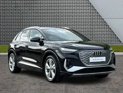 Black Used 2024 Audi Q4 e-tron S-Line SUV | £33,595 (Good price)