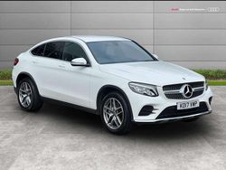 White Used 2017 Mercedes GLC250 AMG line Coupe | £21,179 (Good price)