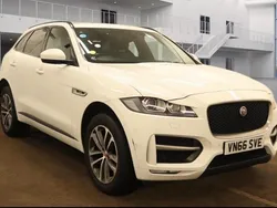 White Used 2016 Jaguar F-Pace R-Sport SUV | £13,499 (Fair price)