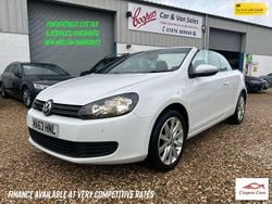 White Used 2013 VW Golf Cabriolet SE Cabriolet | £4,795 (Fair price)