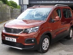 Chestnut bronze Used 2019 Peugeot Rifter Allure MPV | £16,995 (Fair price)