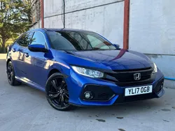 Blue Used 2017 Honda Civic SR Hatchback | £9,995 (Fair price)