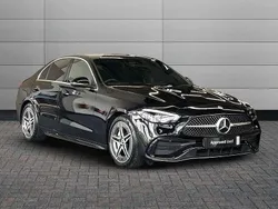 Black Used 2024 Mercedes C200 AMG line Sedan | £32,550 (Fair price)