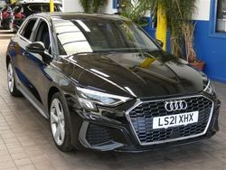 Black Used 2021 Audi A3 Sportback S-Line Hatchback | £22,200