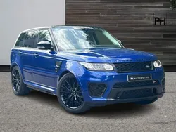 Blue Used 2017 Land Rover Range Rover Sport SVR SUV | £33,460