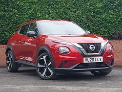 Red Used 2020 Nissan Juke Tekna SUV | £13,498 (Fair price)